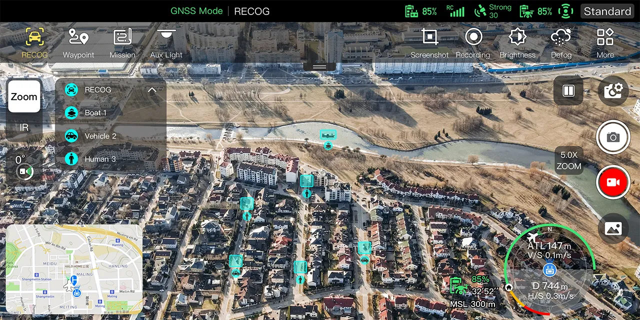 Reconhecimento e posicionamento de alvos